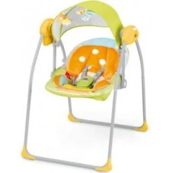 Altalena Morbiletto Con Musica E Arco Parasole Colore Arancio 215