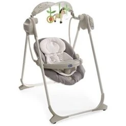 CHICCO Altalena Per Bambini Polly Swing Up Grigio