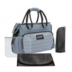 Badabulle Boho - Borsa Fasciatoio Colore Grigio