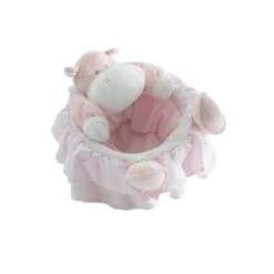 Bombo - Grande Cesto Portaoggetti Colore Rosa