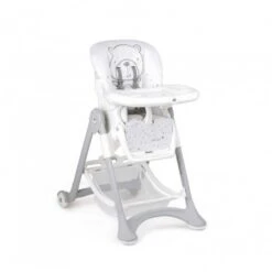 Campione - Seggiolone Pappa Teddy Grigio