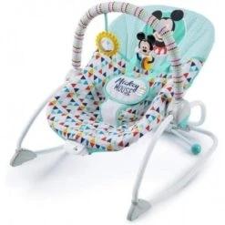 Bright Starts Disney Topolino - Dondolino Sdraietta Da 0 A 18 Kg - Happy Triangle