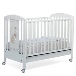 Dolcecuore - Lettino Con Sponda Regolabile Bianco