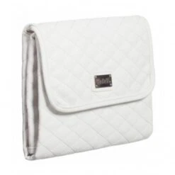 Fasciatoio Da Viaggio Ecopelle Trapuntato Bianco