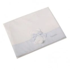 Fiocco - Set Lenzuola Per Lettino 3 Pezzi - Azzurro