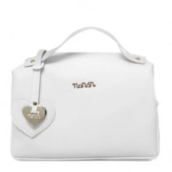 Mini Bag Bianca - Piccola Borsa In Ecopelle -epn5b