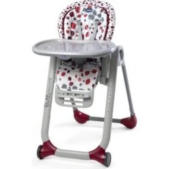 CHICCO Polly Progres5 - Seggiolone Pappa 5 In 1 - Cherry