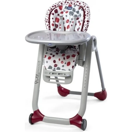 CHICCO Polly Progres5 - Seggiolone Pappa 5 In 1 - Cherry 3 CHICCO Polly Progres5 - Seggiolone Pappa 5 In 1 - Cherry