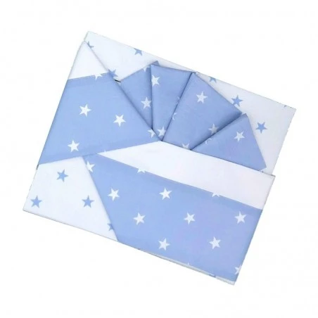 Set Lenzuola Per Culla Fantasia F1 3 Cielo