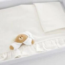 Set Lenzuola Lettino 3 Pezzi Tato Panna