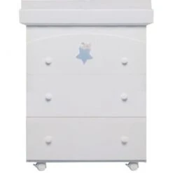 CHICCO Silver Cagnolino Pigrone - Cassettiera Fasciatoio Bianca