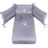 Stella - Completo Piumone Ricamato 3 Pezzi - Grigio  -Chicco in Italia stella completo piumone ricamato 3 pezzi grigio 106330