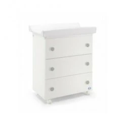 Tris - Cassettiera Fasciatoio Tortora Bianco